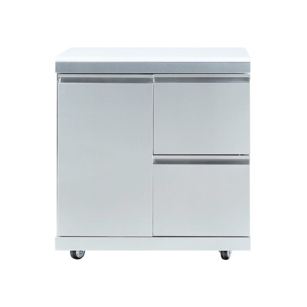 Stainless steel Cabinets OR-D12,1door Double drawers