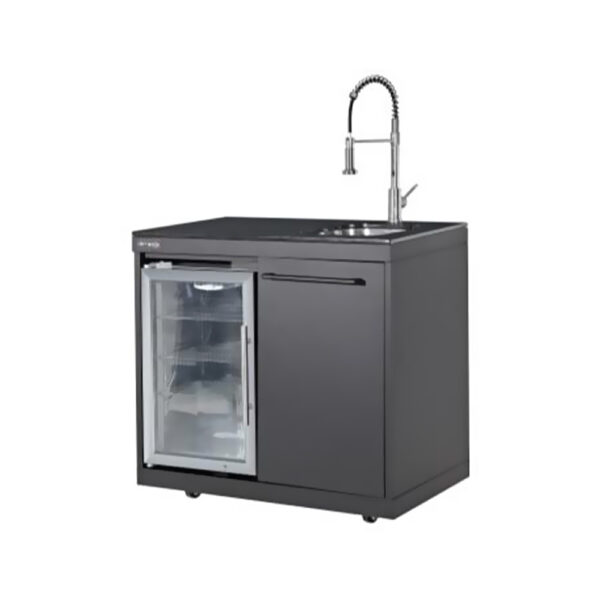 Sink + Faucet + Refrigerator Stainless steel Cabinets OR-S2K01